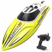 

Vector XS 30km/h RC Boat with Self-Righting & Reverse Function RTR Model Radio Control Boat Toys Model Ship Green Yellow Color