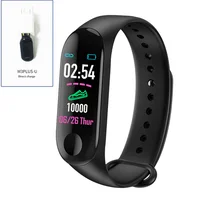 M3 plus pulseira inteligente fitness, relógio monitorador, pulseira esportiva, taxa cardíaca, pressão sanguínea, pulseira monitoradora de saúde, venda quente