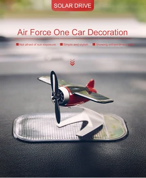 

Aircraft Modeling Car Decoration Car Fragrance Solar Power Generation Decoration Aluminum Alloy Aromatherapy Box Car Decoration
