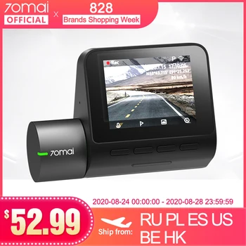 Оригинальный 70mai Dash Cam Pro 1944P скорость и координаты GPS ADAS 70mai Pro Автомобильный видеорегистратор WiFi DVR английский контроль 24H парковка