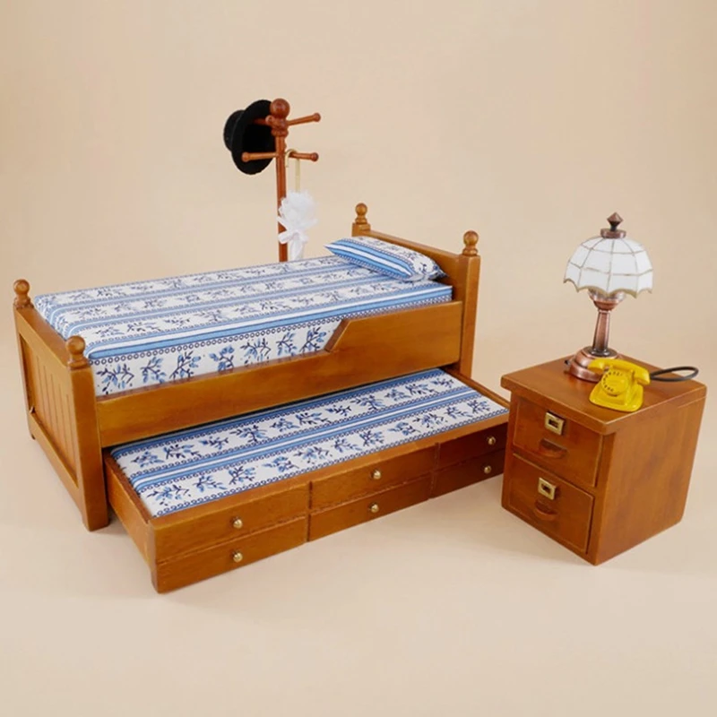 wooden childrens bed