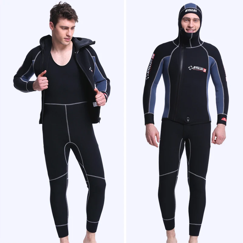 Гидрокостюмы для дайвинга с длинным рукавом мужчин и женщин 5 мм 2021 | Спорт