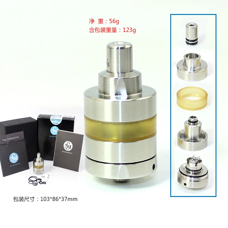 

SXK Style Kayfun Lite MTL RTA Tank 22mm 316SS Material Rebuildable PEI TANK Atomizer For Vape Mod E Cigarette vs Kanyun Prime