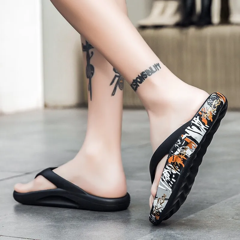 تنفس الشاطئ شبشب رجالي حجم كبير للجنسين الوجه يتخبط الصيف الترفيه الشرائح أحذية رجالي خفيفة الوزن الصنادل الناعمة Zapatillas