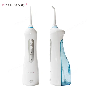 

Oral Irrigator USB Rechargeable 3 Modes Water Flosser Portable Dental Jet Waterproof Teeth Cleaner 2 Jet 200ML