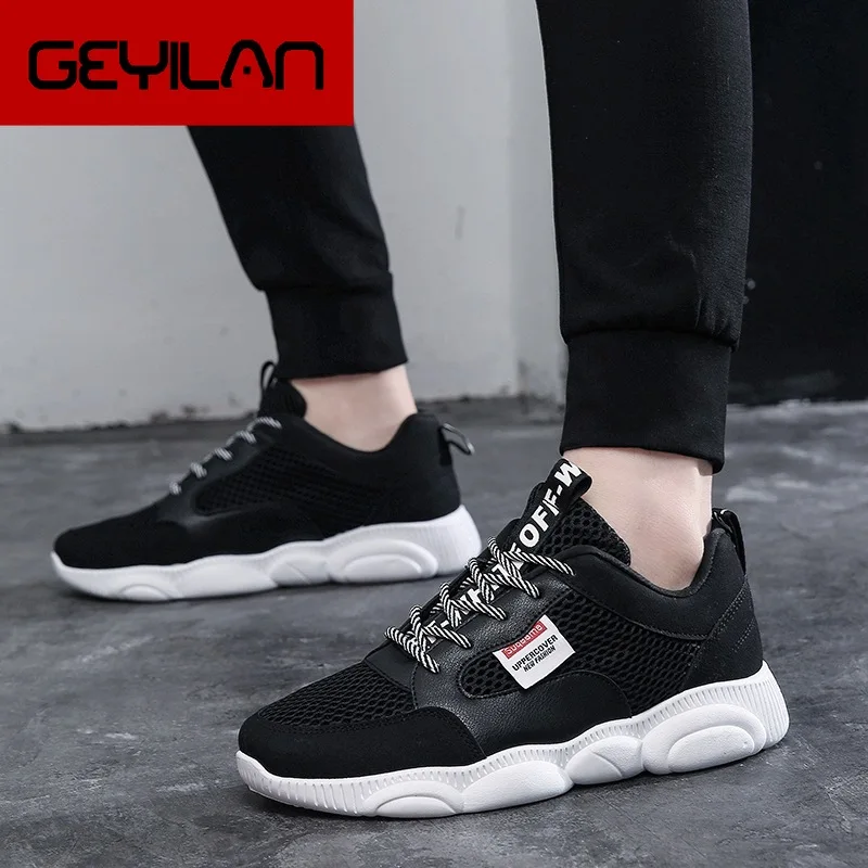 

Men's shoes hollow net sports shoes 19 new shoes running light breathable shoes pop