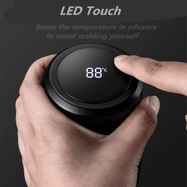 420-1500ml Large Capacity Vacuum LED Smart Temperature Digital Display Thermal Flask Thermos for Tea Water Bottle Keep Cold/Warm 4
