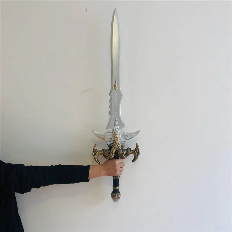 wow Arthas Menethil's Weapon Frostmourne Sword World of Frost Sad Sword Cos Weapon Toy Sword Children Simulation Weapon PU Prop 4
