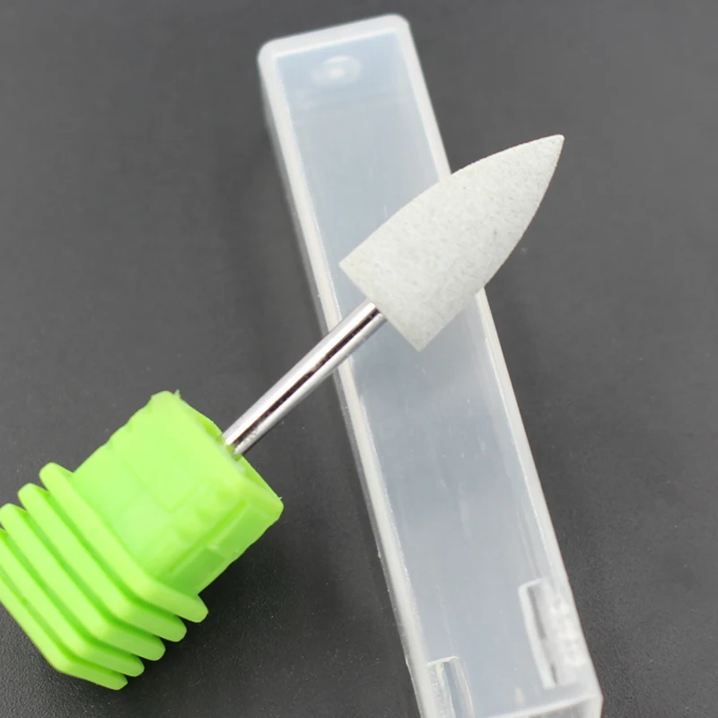 ASWEINA 8 мм диаметр Cuspidal головка Гибкая пилка для полирования ногтей буфера резины карбида кремния Электрический Маникюр машина аксессуары