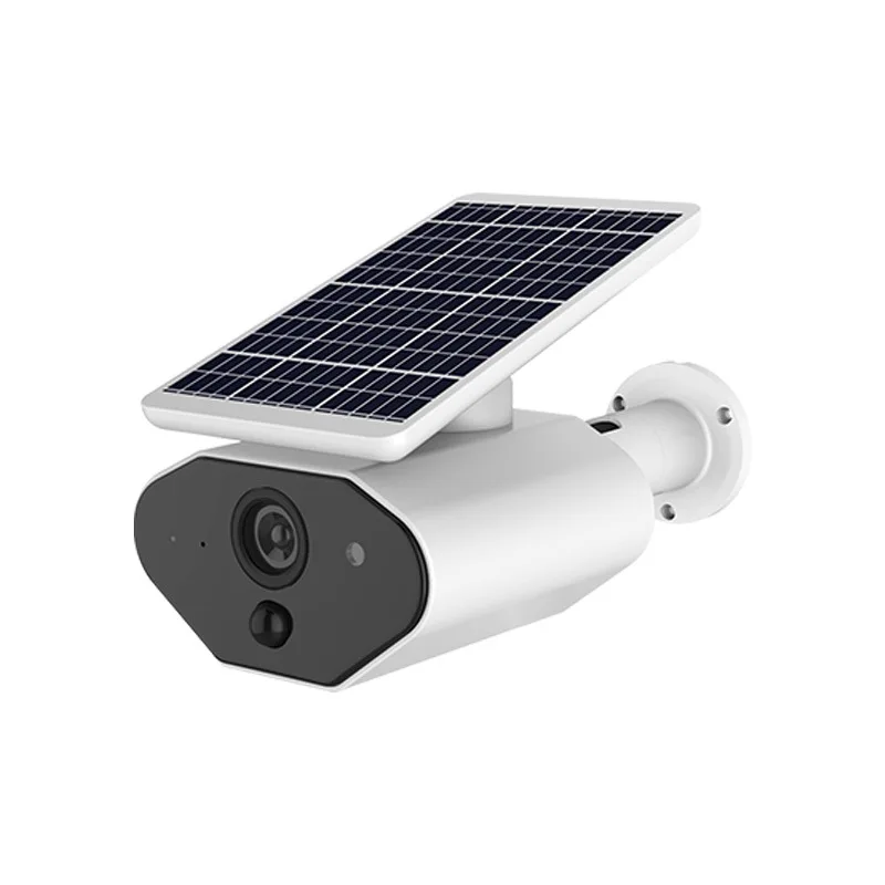 

Ip65 Solar Powered Wireless Home Security Camera, Outdoor 2.4Ghz Wifi Ip Camera With Motion Detection Night-Vision, Wire-Free Su