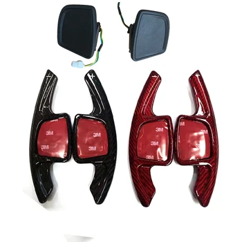 

Car Accessories For New Audi A6L C8 A7 A8 A8L D5 Real Carbon Fiber Steering Wheel Shift Paddles 2019 2020 Car-styling