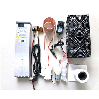 

2500W ZVS High frequency Heating Machine Induction Heating Module Flyback Driver Heater+Coil+Dual fan+Crucible+Pump+power