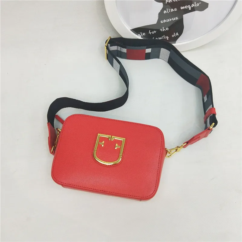 Новое поступление, оригинальные женские сумки FURLA, высококачественные красные меховые сумки, Размер 20 см x 14 см x 7 см