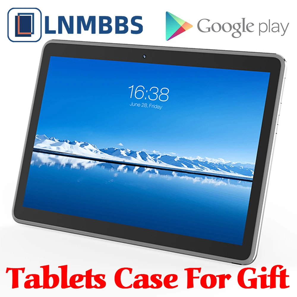 Планшет LNMBBS W109 10 1 дюймов 3G/4G фаблет планшеты 4 Гб + 64 ГБ 1920*1200 Android 9 0 WiFi Bluetooth gps