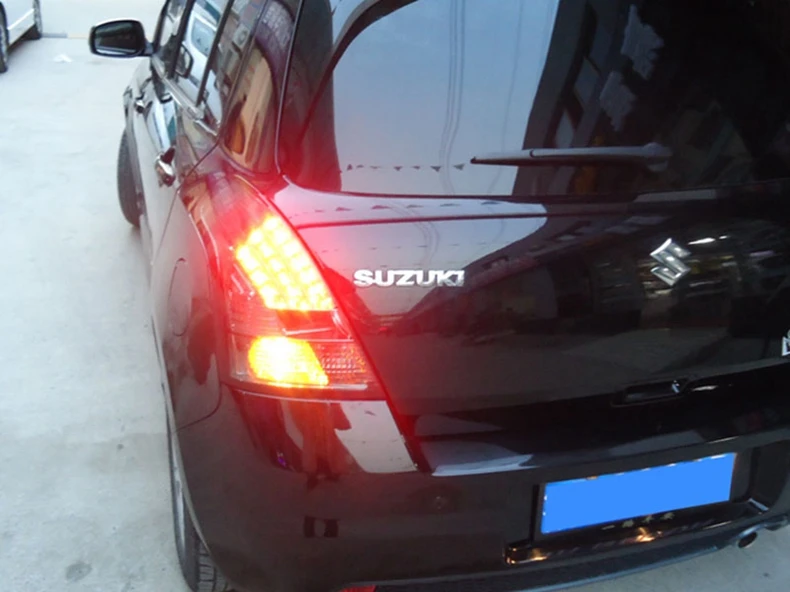 AKD автомобильный Стайлинг для Suzuki Swift задние фонари 2005- Swift светодиодный задний фонарь светодиодный дневные ходовые огни тормоза Обратный Авто аксессуары
