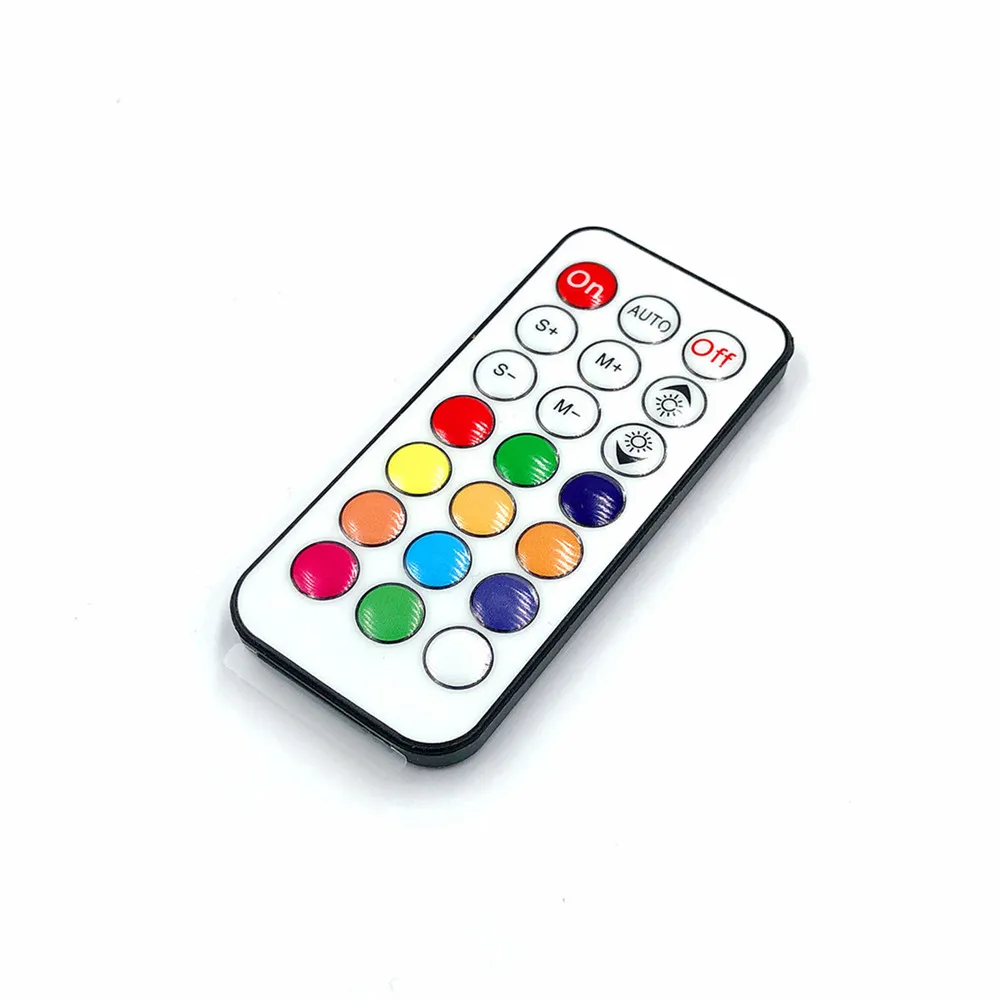 IR RF 21Key 5 V-24 V DIY Мини маленький светодиодный RGB пиксельный светильник-контроллер для WS2811 SK6812 WS2812B 1903, с пультом дистанционного управления