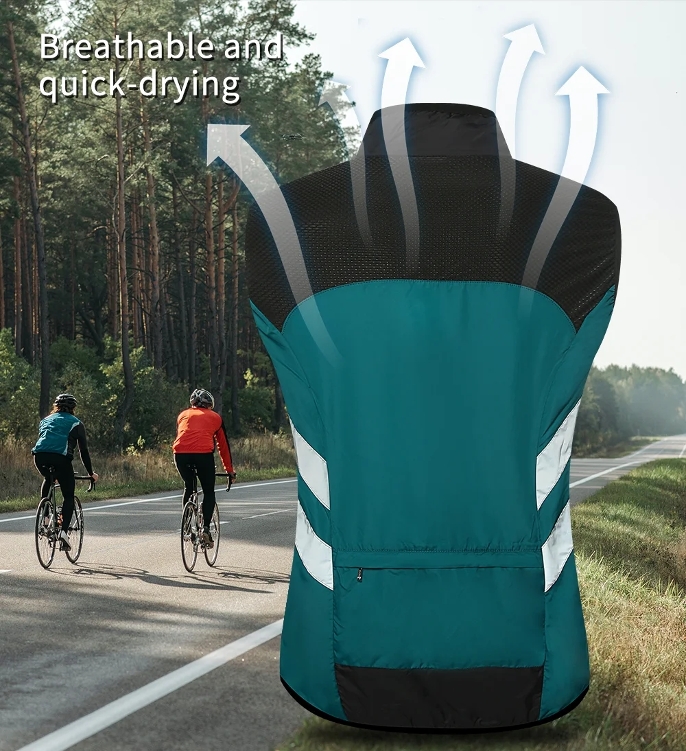 GILET DE SECURITE Taille L 205Blue gilet de sécurité réfléchissant pour