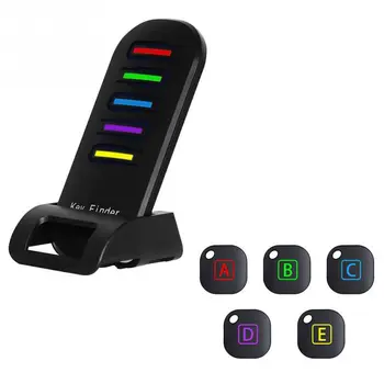 

Wireless Electronic Key Finder Reminder With 5 Keychain Receivers For Lost Keys Locator Whistle Key Finder