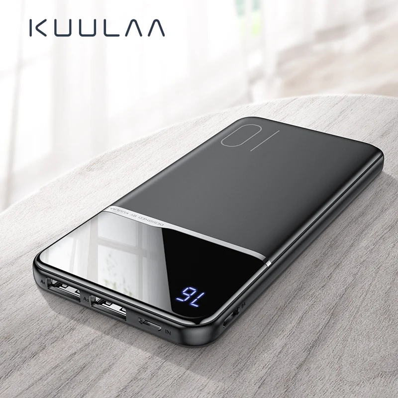 Günstig KUULAA Power Bank 10000 mAh Tragbare Aufladen Power 10000 mAh USB PoverBank Externe Batterie Ladegerät Für Xiao mi mi 9 8 iPhone