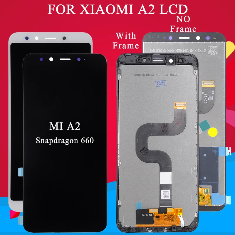

Dinamico Replacement For XiaoMi mi a2 display Mi 6X Lcd display Touch Screen Digitizer Assembly Free Shipping+Tools