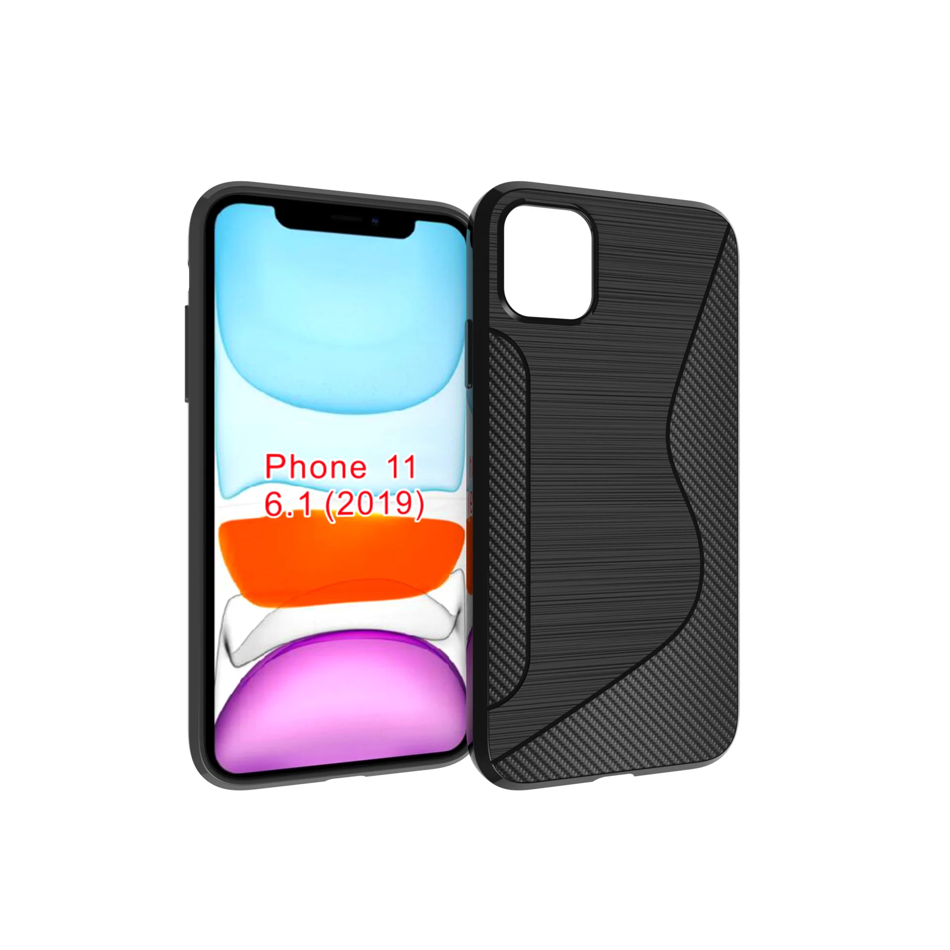 

50pcs/lot For iphone 11 Pro New S Line TPU Soft back Case Cover For Iphone 11For Iphone 11 Pro Max 2019