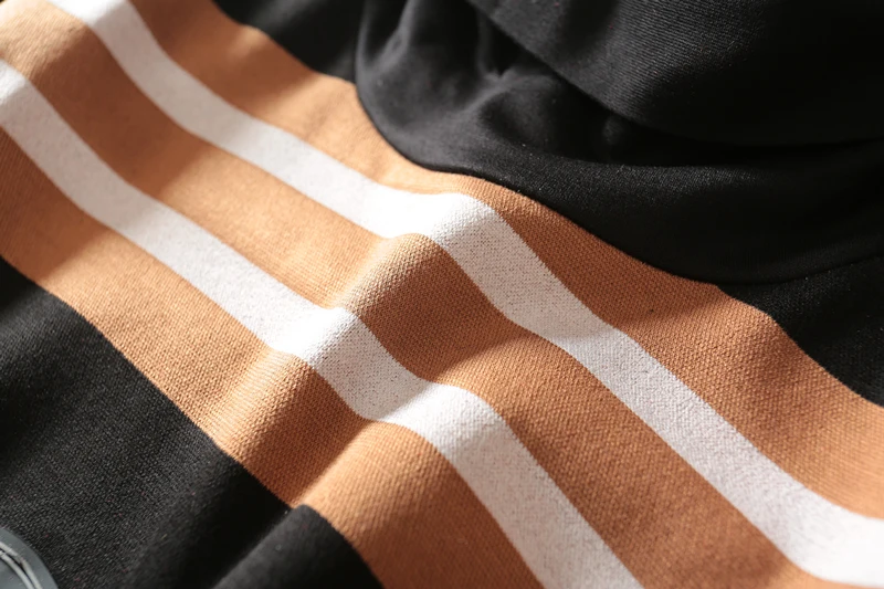 Elegant New Striped Autumn Winter Dress Women Casual Vintage Dress Bandage Bodycon Three Quarter Sleeve Dresses Sundress Robe