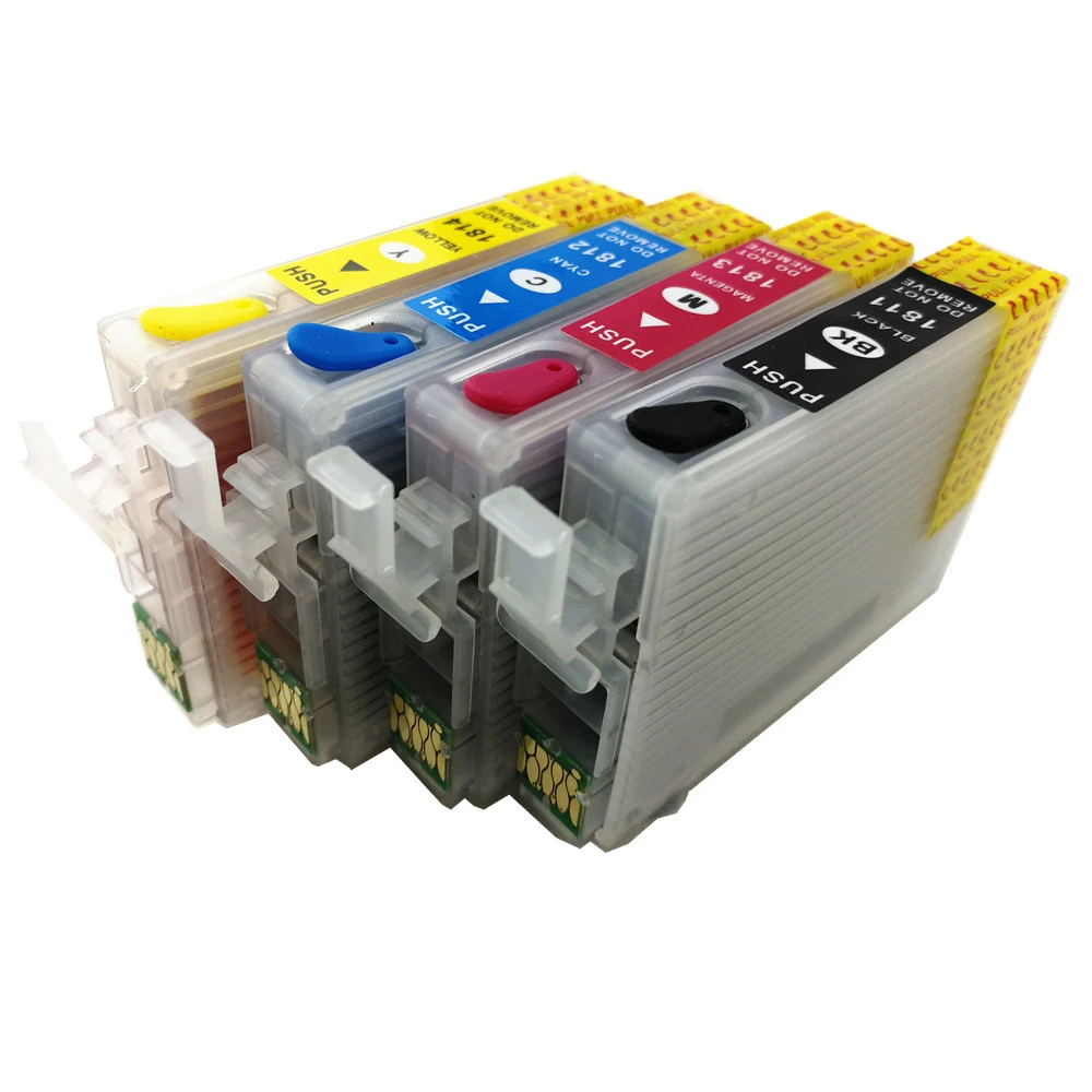 Cartouche D Encre 18xl Entierement Rechargeable Pour Imprimante Epson Pour Modeles Xp 412 Xp 315 Xp 312 Xp 212 Xp 215 Xp 325 Xp 322 Xp 425 Xp 422 Xp 225 Aliexpress