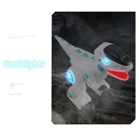 Smart Electric Programe Remote Control Dinosaur Atomization Bionic Swing Tail Sing&Dance Cool Lights Remote Control Dinosaur Toy 2