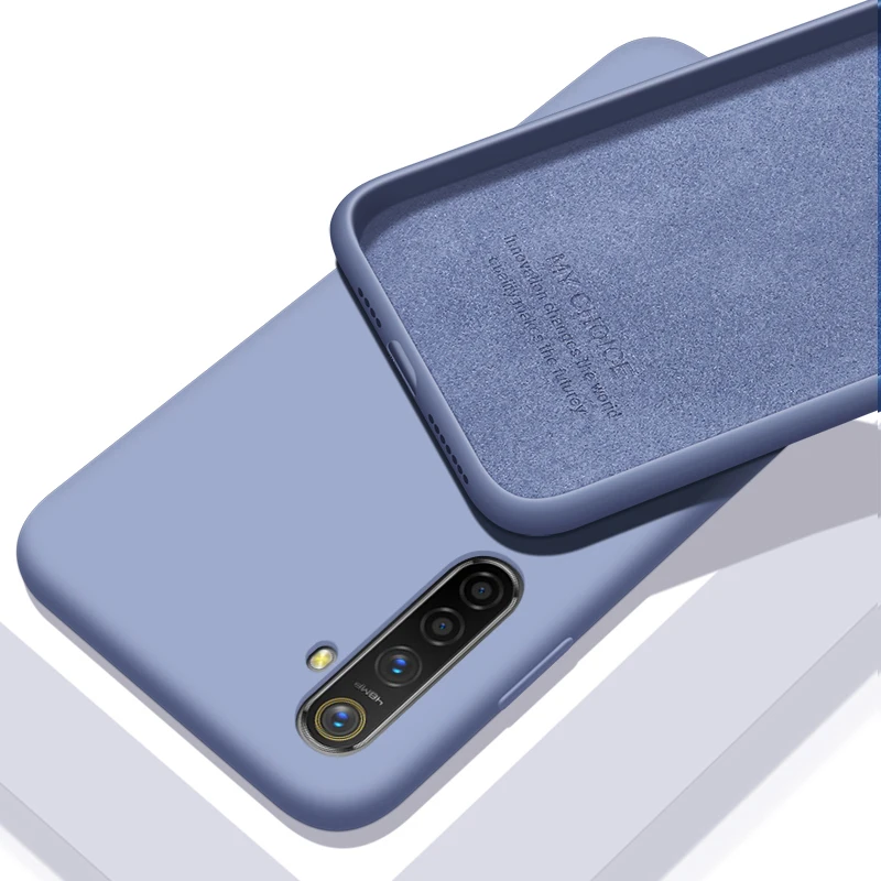 Для OPPO Realme X2 Pro Чехол с полной защитой для Realme X Lite X2 Pro Reno Z 2 чехол Ультратонкий ТПУ силиконовый мягкий чехол - Цвет: Светло-фиолетовый