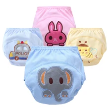 Cute Baby Diapers Reusable Nappies Cloth Diaper Washable Infants Children Baby Cotton Training Pants Panties Nappy Changing