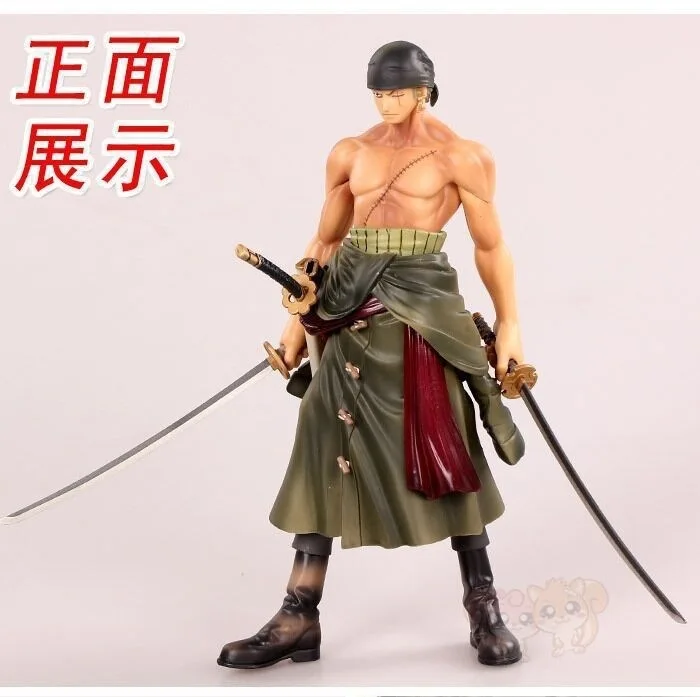 Аниме одна деталь Зоро фигурка модель игрушки два года спустя Roronoa zoro правый глаз 25CMBIg ПВХ GK фигурка коллекция моделей игрушки