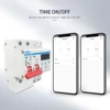 Din Rail WIFI Circuit Breaker Smart Switch Remote Control by Ewelink with over and under voltage current protecion LCD display ► Photo 3/6