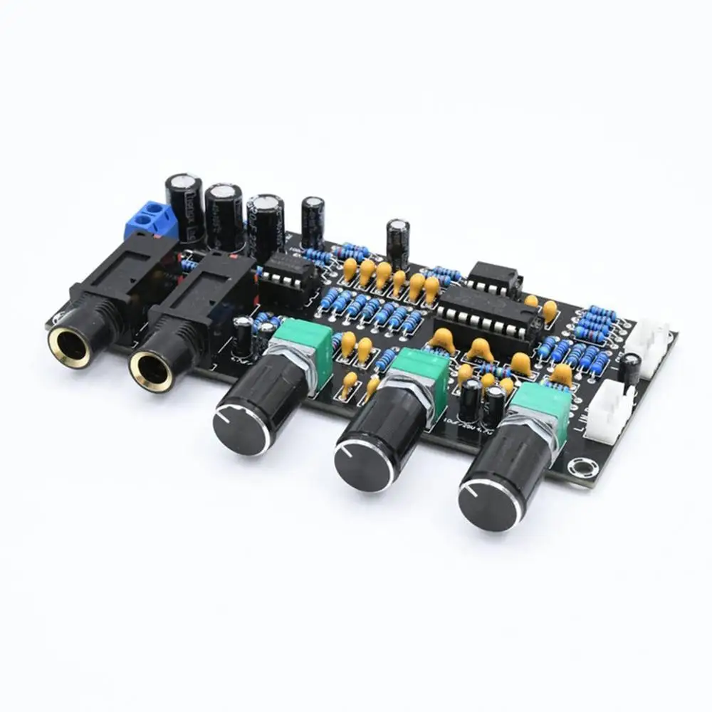 

XH-M273 PT2399 Digital Microphone Amplifiers Board Reverberation Karaoke Reverb NE5532 Pre-amplifier Tone Board