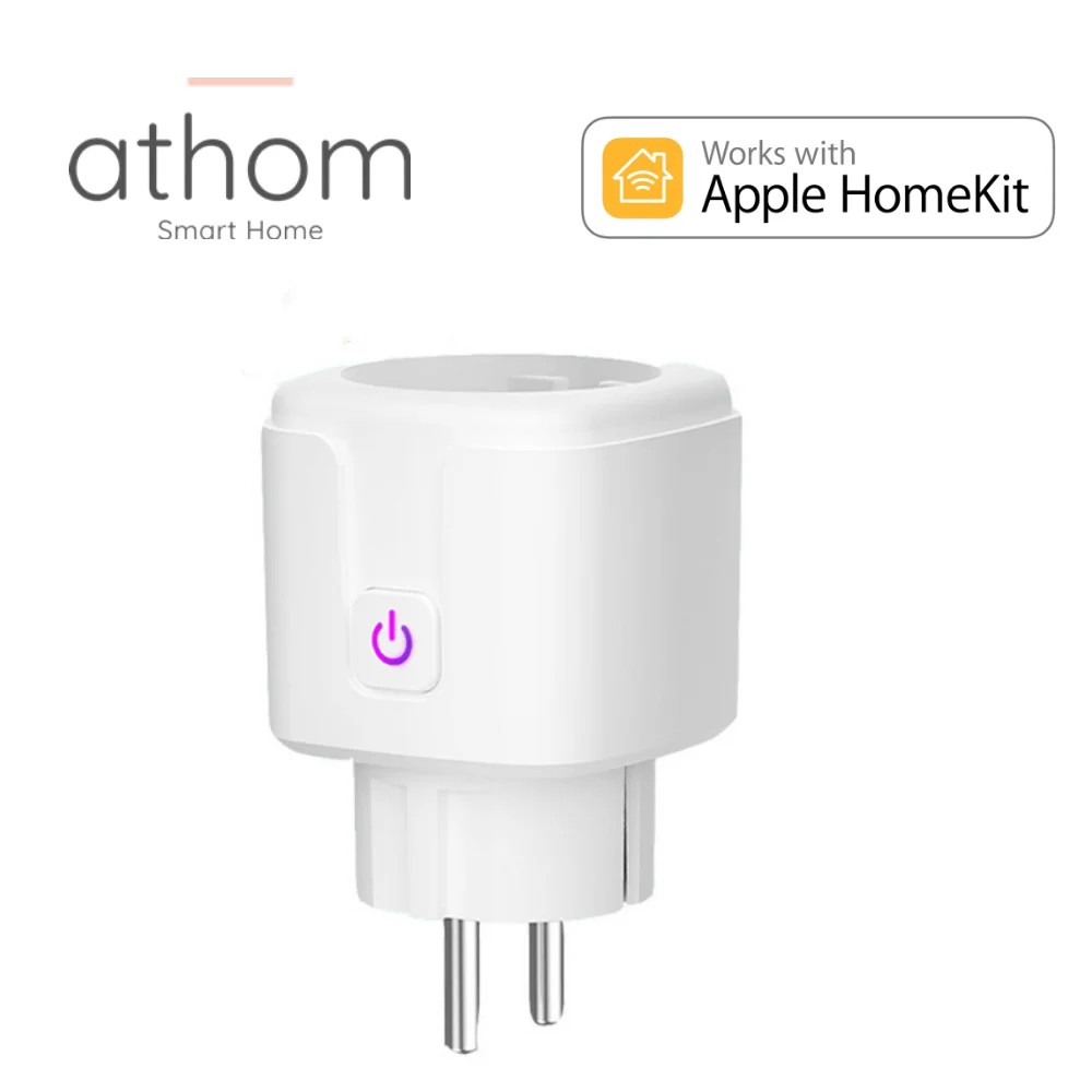 ATHOM Homekit Wi Fi розетка таймер Siri голосовой пульт дистанционного управления