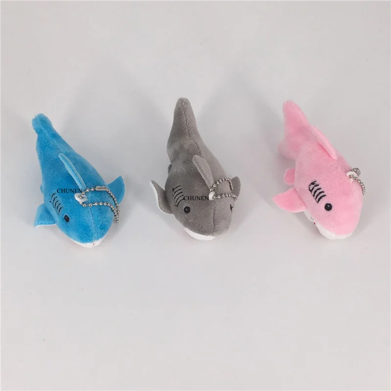 Multi Colors. 9CM Mini Plush Shark , Kid