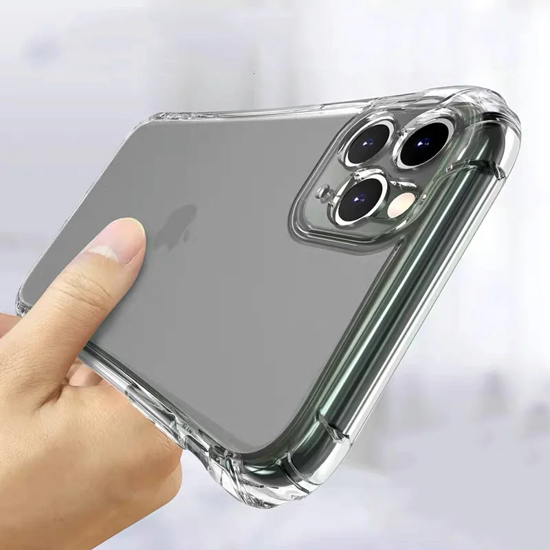 Bajo costo Funda de silicona a prueba de golpes para iPhone, 11, 12 Pro, Max, protección de lente, 11, X, Xr, XS, MAX, 6, 7, 8 Plus Erb1eO6Ew5y