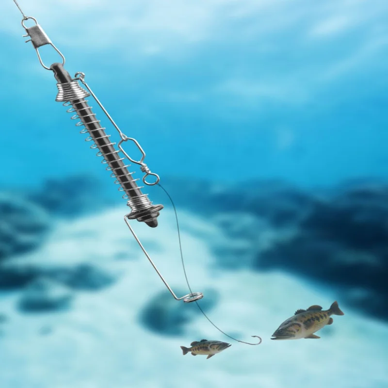 

Automatic Fishing Hook Spring Ejection Fishhook Fishing Device All The Water Fish Fast Catch Tool Set