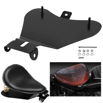 

Motorcycle Solo Seat Spring Base Plate Bracket for Harley Sportster 48 XL 883 1200 Bobber Chopper