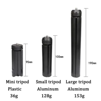 Metal Mini Tripod,Large Desktop Tabletop Stand for Zhiyun Smooth 4, DJI Osmo Mobile 2 3, Feuiyu,Gimbal Handle Grip Stabilizer