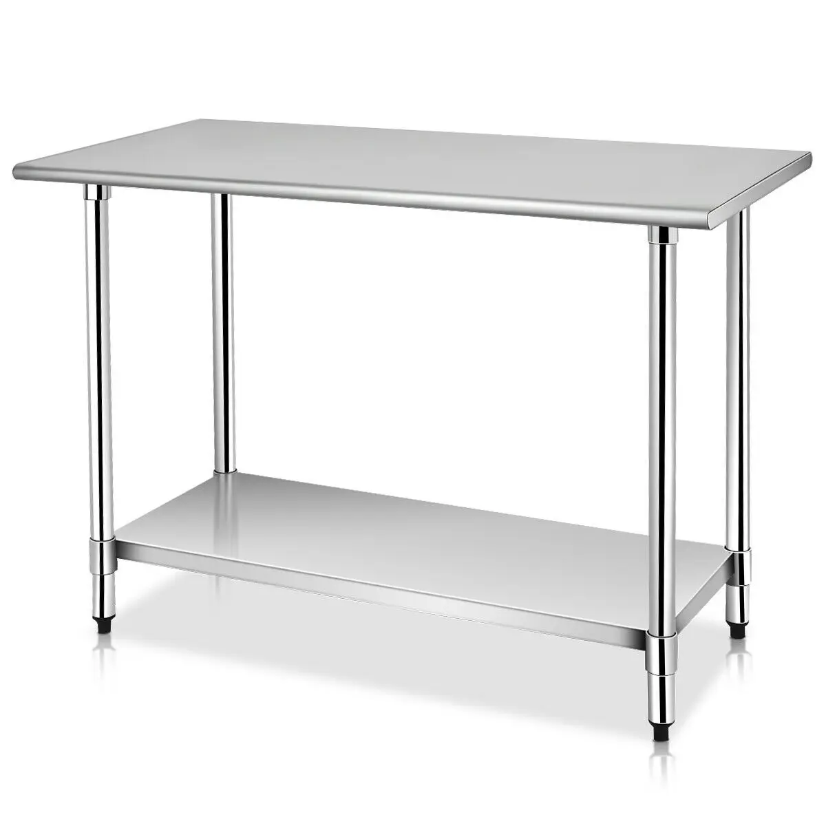 

Costway 24'' x 48'' Stainless Steel Work Prep Table Commercial Kitchen Restaurant