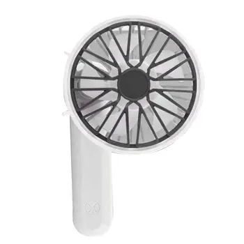 

Usb Mini Handheld Charging Fan For Men And Women Silent Office Third Gear Wind Speed Fan Folding Fan