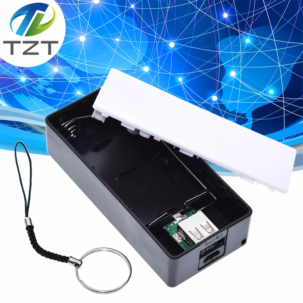 

5600mAh 2X 18650 USB Power Bank Battery Charger Case DIY Box For iPhone For Smart Phone MP3 Electronic Mobile Charging