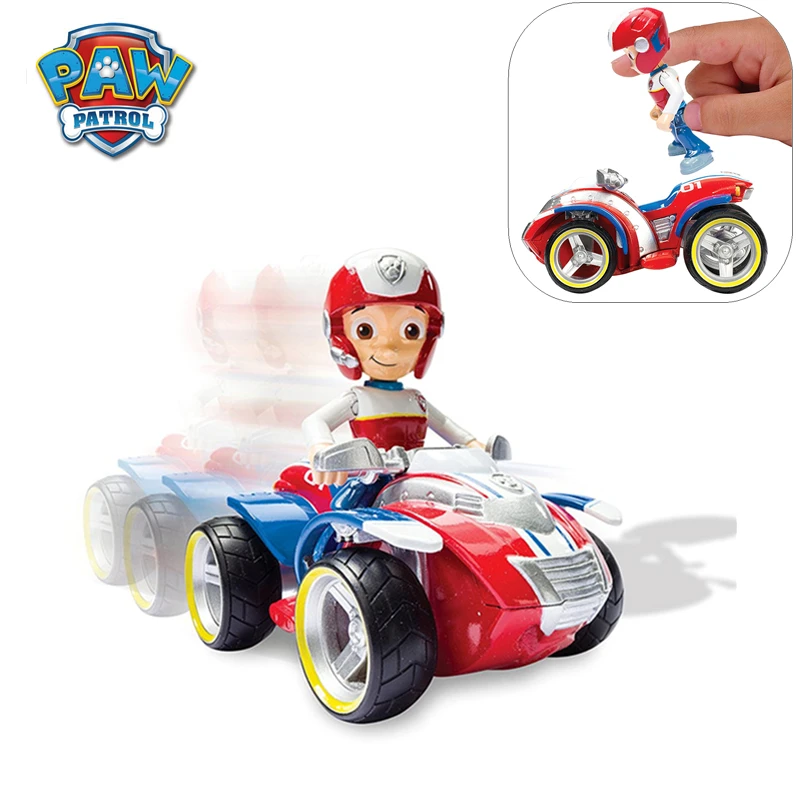 

Paw Patrol Ryder Rescue Cars Patrulla Canina Rescue Racers Vehicle Ryder Anime Action modle Figure Doll Kids Toys Gift