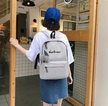 

Unisex Women's Large Capacity Backpack For School Teenagers Girls Bookbags Travel Rucksack Knapsack Sac A Dos Femme #T1G