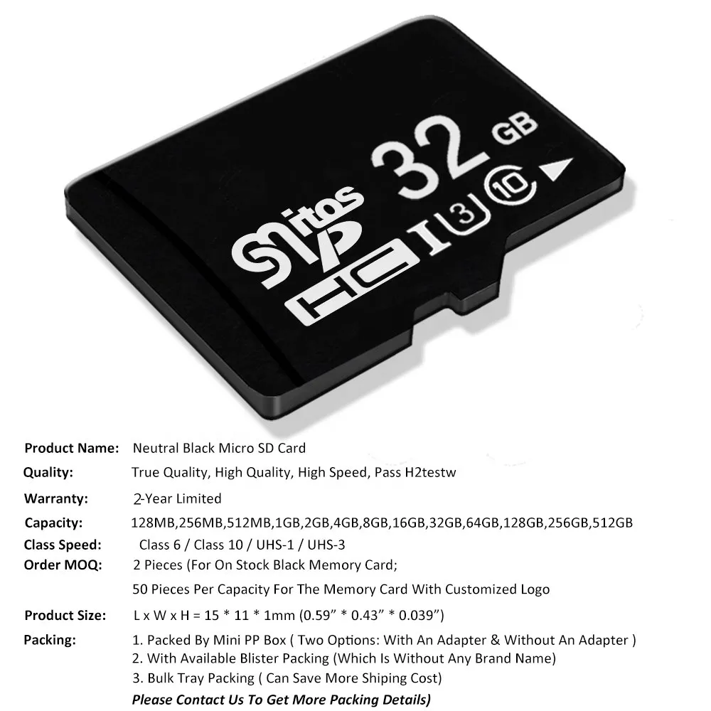 CARTE MICRO SD 32GO CLASS 10