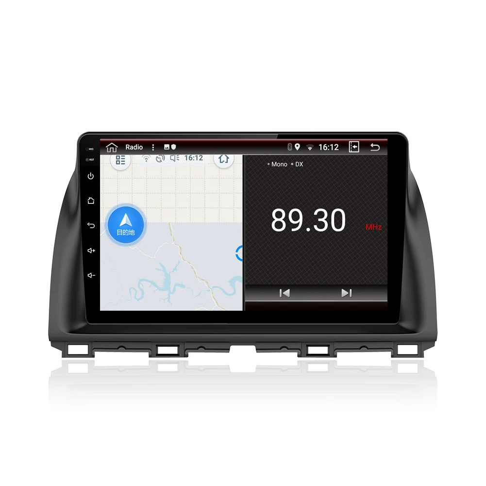 Top 10.1Inch Octa Core Android 8.1 Car GPS Navigation For Mazda CX-5 2014-2015 WIFI Bluetooth Mirror Link with Split Screen 7