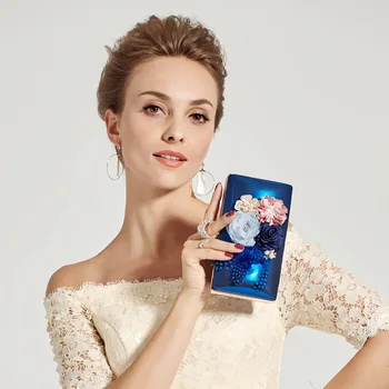 

New Princess Flower Bag Ring Evening Bag Diamond Set Ring Bag Cute Elegant Bride Bag Dress Bag