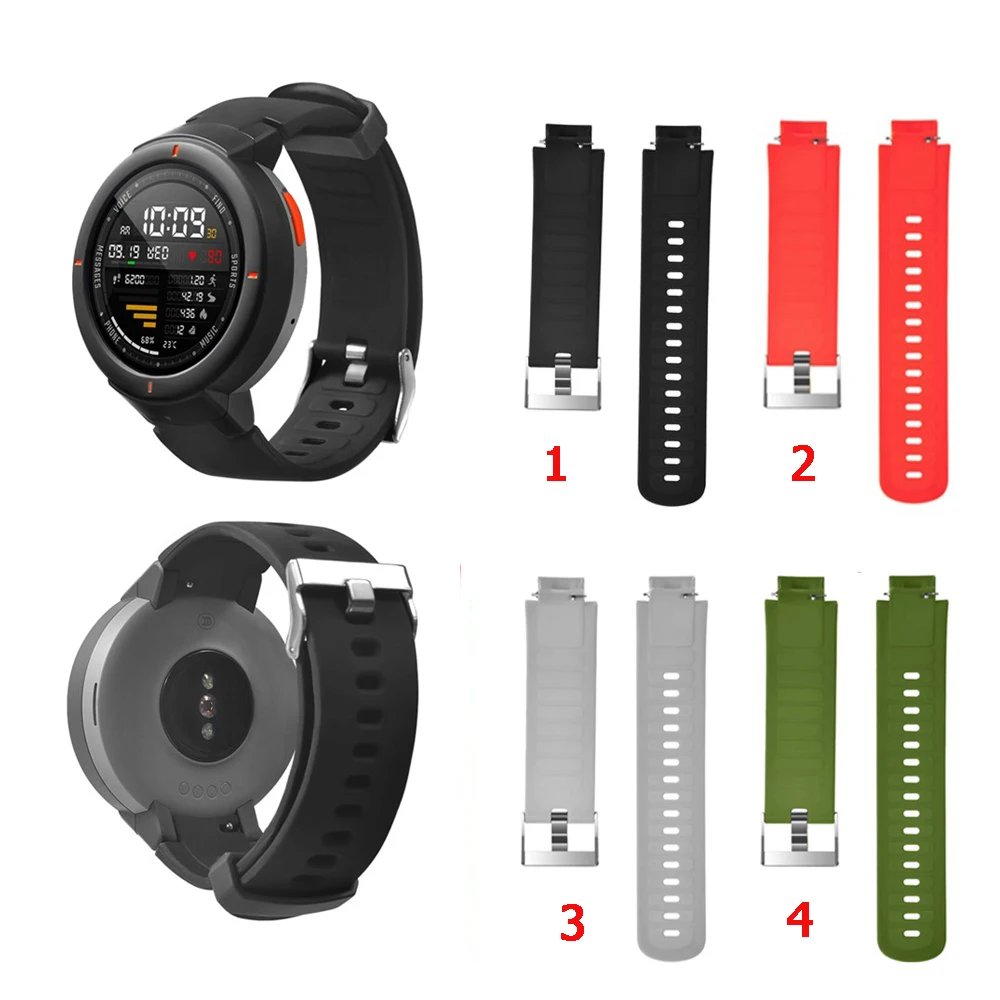 Мягкая силиконовая лента сменный ремешок для Huami Amazfit Verge lite часов | Наручные часы