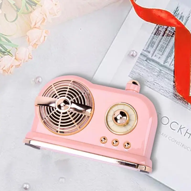 Portable Retro Bluetooth Speaker Wireless Mobile Audio Loudspeaker with Mic Outdoor Speaker Support U disk TF card Radio Music