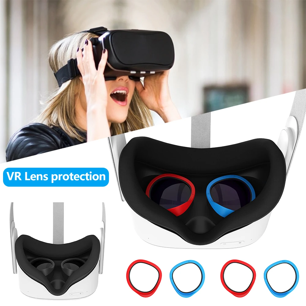 Lentes VR antiarañazos para Oculus Quest 2, lentes de protección contra arañazos, lentes compatibles con Oculus Quest 1/2 Rift S